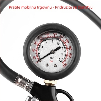 TUOSEN mjerač tlaka u gumama i pištolj za napuhavanje zraka za automobile