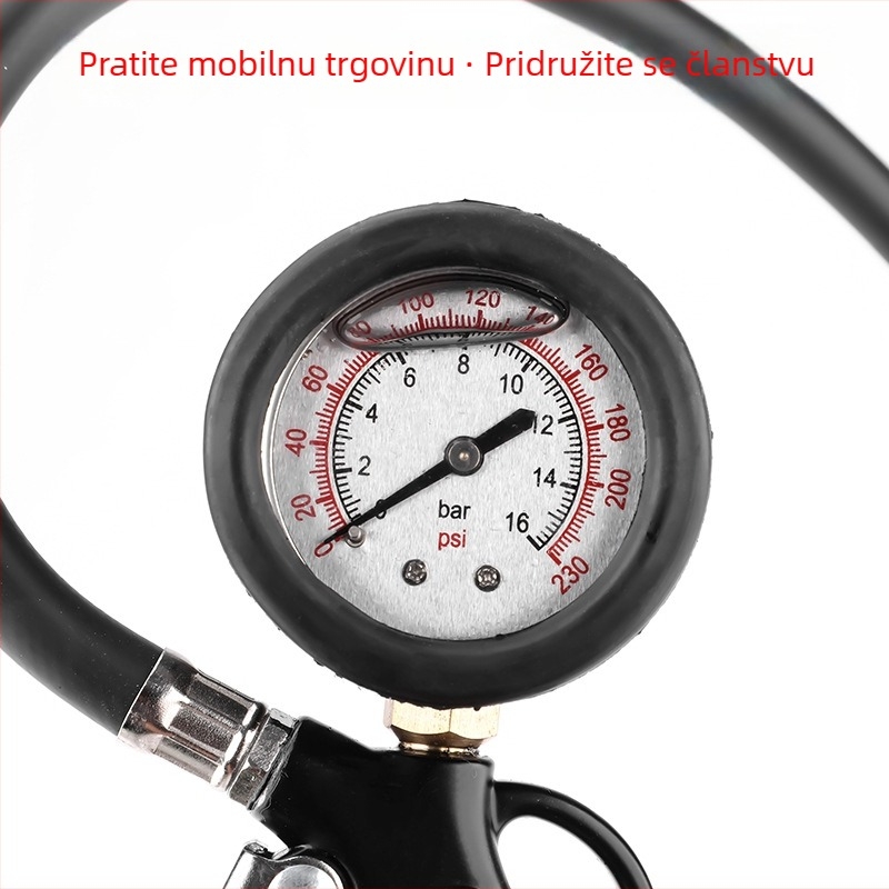 TUOSEN mjerač tlaka u gumama i pištolj za napuhavanje zraka za automobile