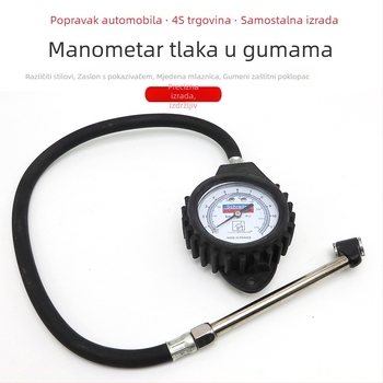 Musen Hall metalni mjerač tlaka u gumama automobila