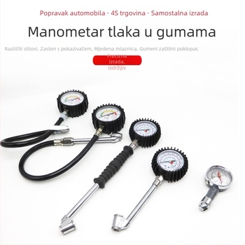 Musen Hall metalni mjerač tlaka u gumama automobila