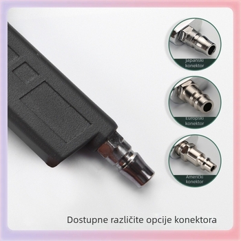 Digitalni manometar za tlak u gumama automobila, tijelo od aluminijske legure, preciznost 0.01, raspon tlaka 200, različite jedinice