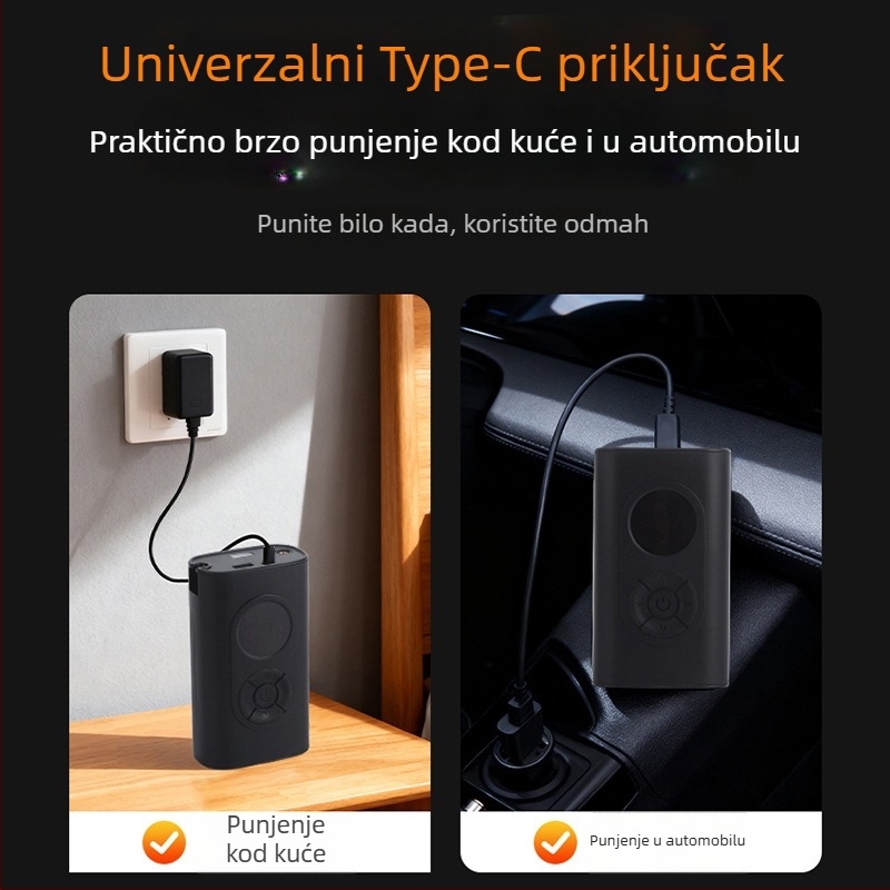Prijenosna pametna pumpa za zrak s digitalnim zaslonom za automobile i električna vozila