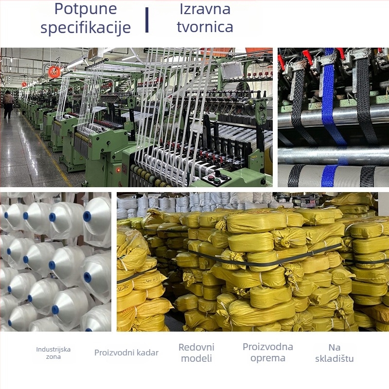 Poliesterska webbing traka za rub i obrub, plosnatog tkanja, pogodna za ruksake, prtljagu, torbe i tote torbe