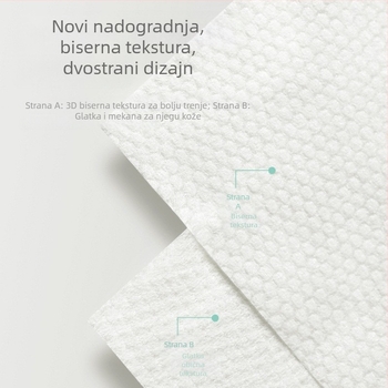 Jednokratna maramica za lice - biljna vlakna, ravno tkanje, podrška OEM/ODM, prilagodba 7–15 dana