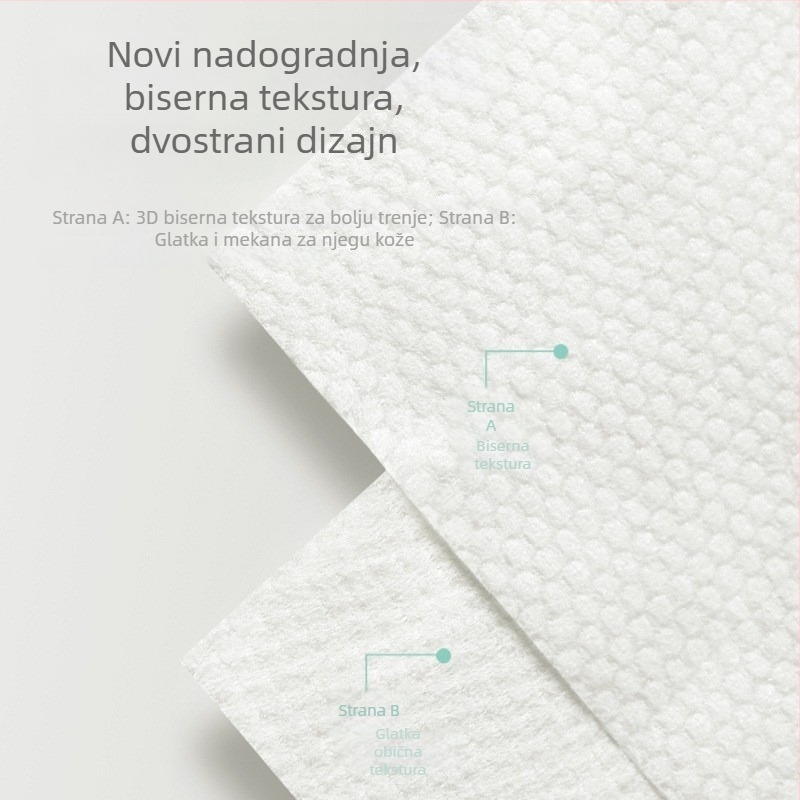 Jednokratna maramica za lice - biljna vlakna, ravno tkanje, podrška OEM/ODM, prilagodba 7–15 dana