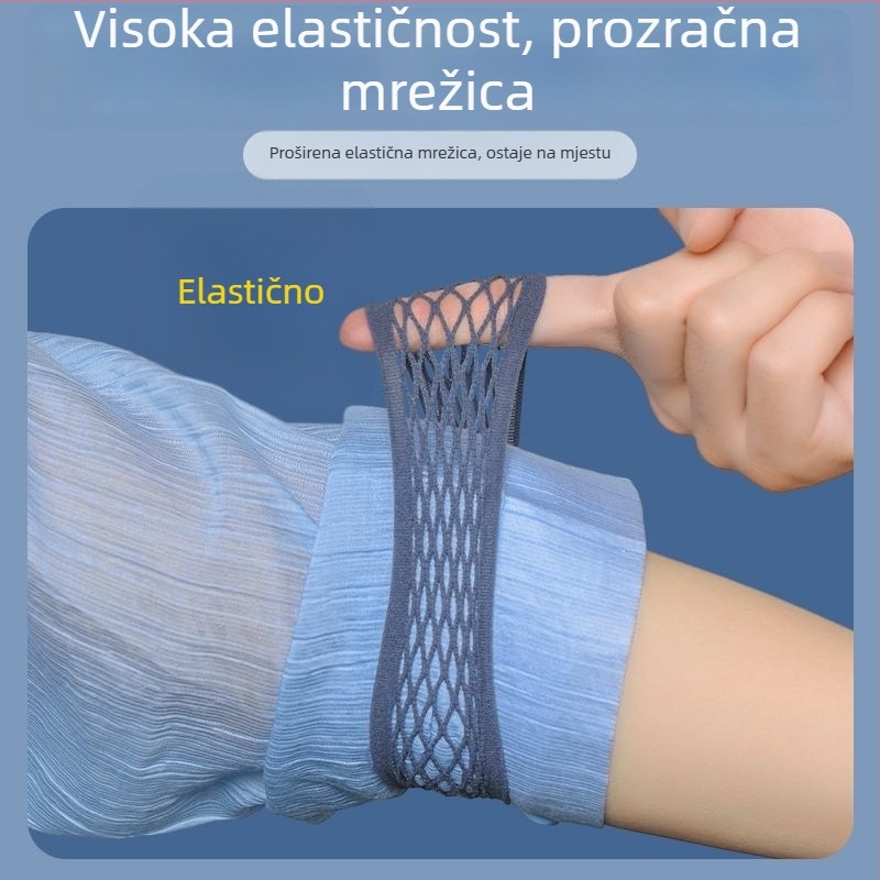 Alat za fiksiranje rukava za košulje, Hanfu i ženske kostime; trake za stezanje manšeta; podesivo od dugog do kratkog; visoka elastičnost; protuklizne manšete