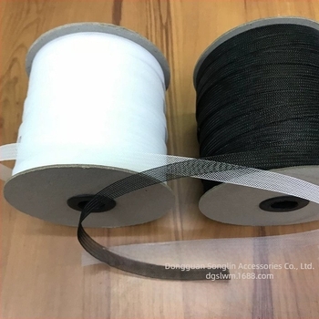 Elastični pojas od mrežaste tkanine s uzorkom ribje kost za vjenčane haljine i suknje za latino ples; materijal: poliester; pogodno za kućne tekstilije i odjeću.