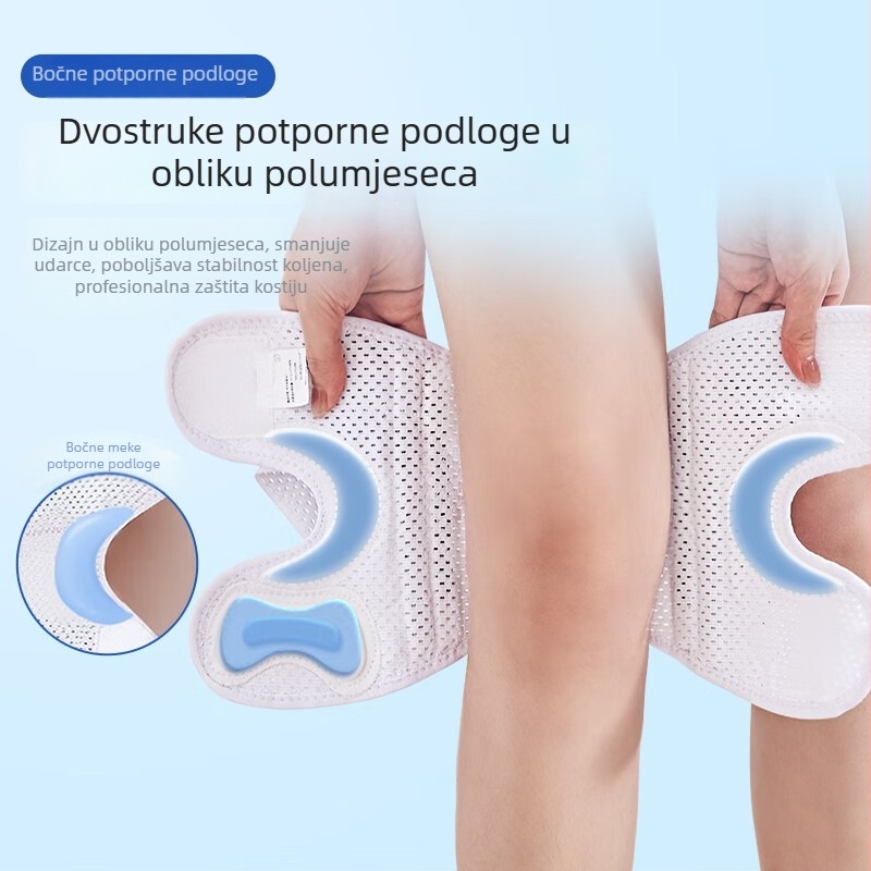 Medicinski zavoj za koljeno, zaštita meniska, zagrijavanje pri trčanju, podrška koljenu, stabilizacija čašice, zaštitna oprema za zglob.