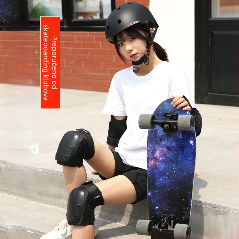 Koljena zaštitnici s PP kućištem i EVA jastučićem; zaštita za skateboard, longboard, rolanje, skijanje i vožnju bicikla.