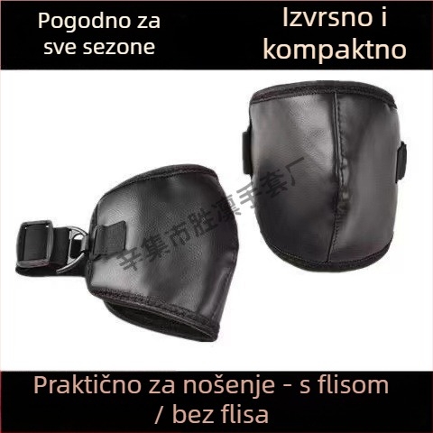 Zimske koljene zaštitne proteze s toplom podstavom za motocikle i električne bicikle – debele, otporne na vjetar i vodootporne