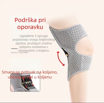 Zaštita koljena i pomoć pri rehabilitaciji nogu za starije osobe, podržava hodanje po stepenicama, stajanje i čučnjeve