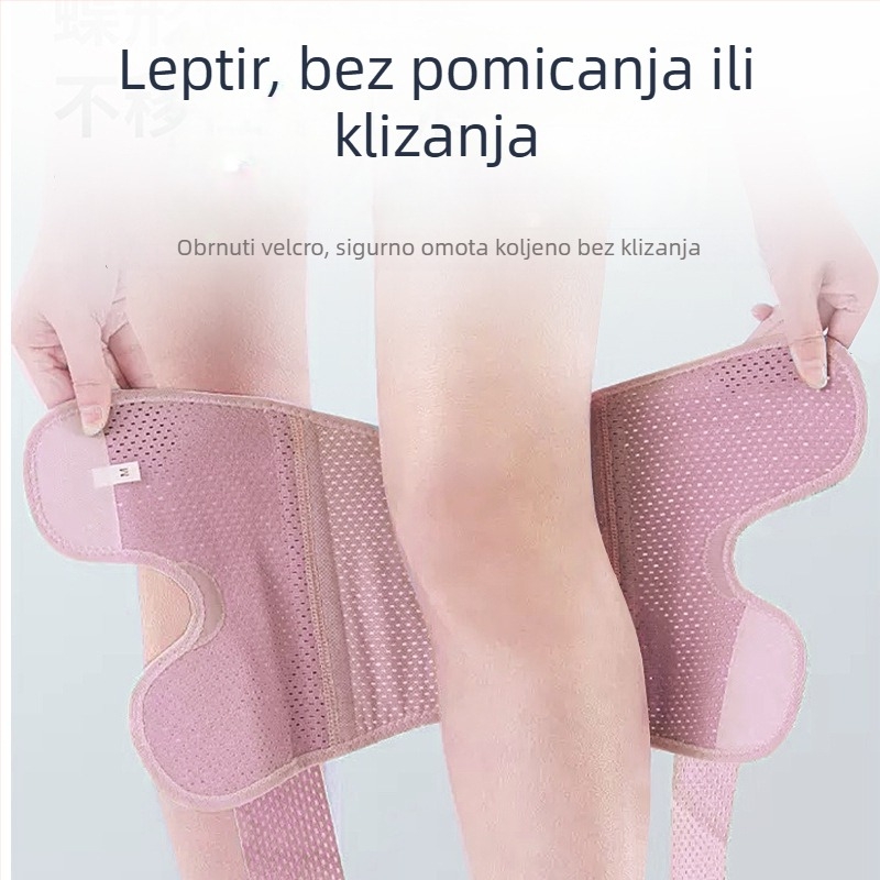 JEBERRY Druga Generacija Zglobne Podrške za Koljeno za Muškarce i Žene — Unisex Podrška za Oporavak od Ozljeda Koljena, Lagana (<100 g), Materijal: Poliester/Nylon, Za Badminton i Ostale Sportove