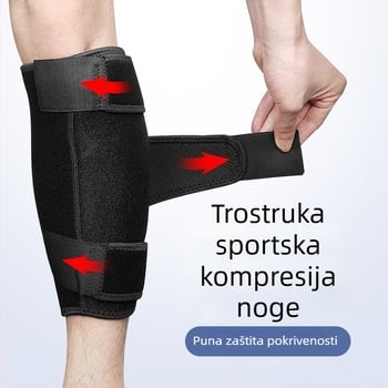 Spandex prozračna zaštita za listove s elastičnim Velcro zatvaračem, sportska zaštita za donji dio noge