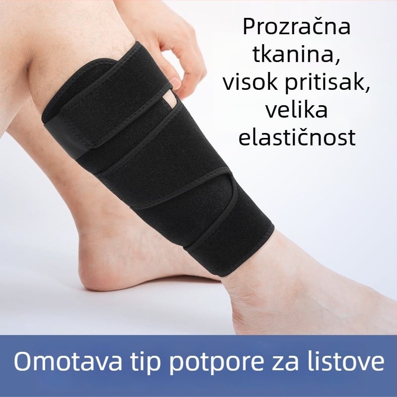 Spandex prozračna zaštita za listove s elastičnim Velcro zatvaračem, sportska zaštita za donji dio noge