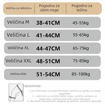 Šeste generacije kompresijska koljena šina s zaštitom meniska i patelle za žene, za outdoor profesionalne sportove