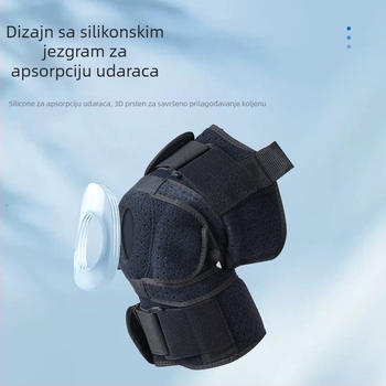 Koljena štitnici s četverostrukim oprugom, podesivi, najlon (za odrasle, planinarenje)