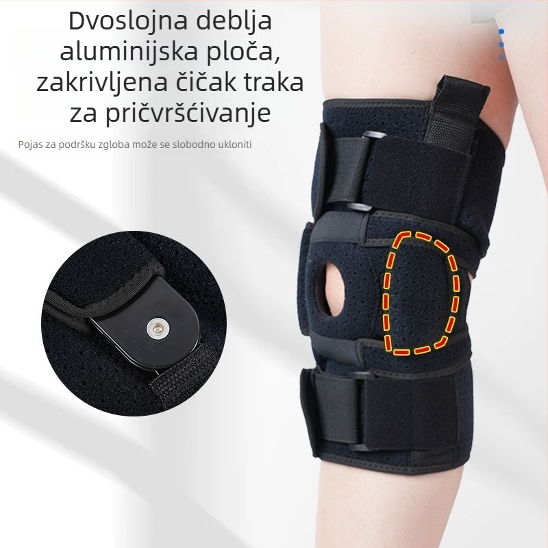 Koljena štitnici s četverostrukim oprugom, podesivi, najlon (za odrasle, planinarenje)