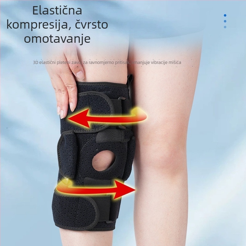 Koljena štitnici s četverostrukim oprugom, podesivi, najlon (za odrasle, planinarenje)