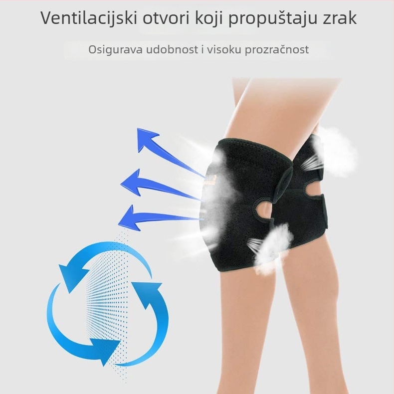 Zaštita koljena za ples i sport – topla, podesiva, unisex zaštita koljena s debelim pjenastim jastučićem za hip-hop, street dance i odbojku