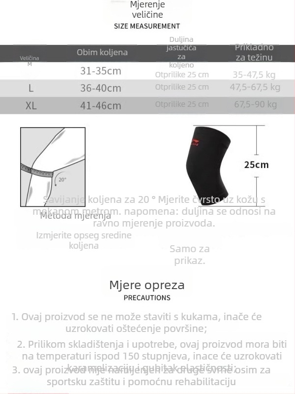 Štitnici za koljena za odrasle, unisex, za trčanje, vožnju i penjanje, zaštita koljena, poliester vlakna