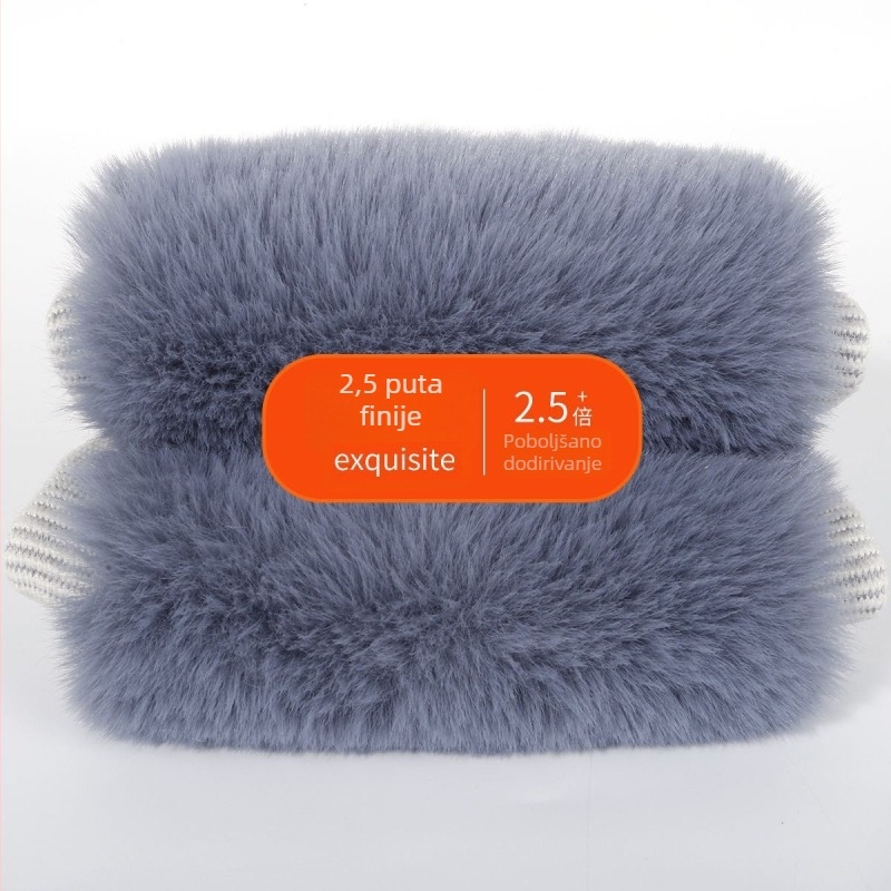 Zimske kolenske zaštitne navlake s umjetnom zečjom krznom, s fleecem iznutra i debelom konstrukcijom za vožnju biciklom, za muškarce, žene i starije osobe