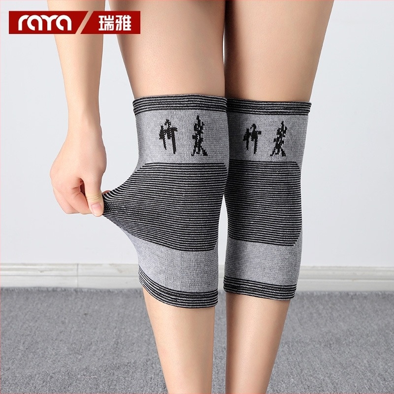 Termalne koljenaste navlake od bambusovog ugljika za zimu, debela verzija za odrasle, unisex zaštita zgloba koljena za spavanje