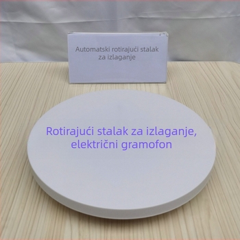 Električni okretni stalak za izlaganje nakita i figurica, automatski rotirajući stol za prijenos uživo i panoramsko snimanje videa