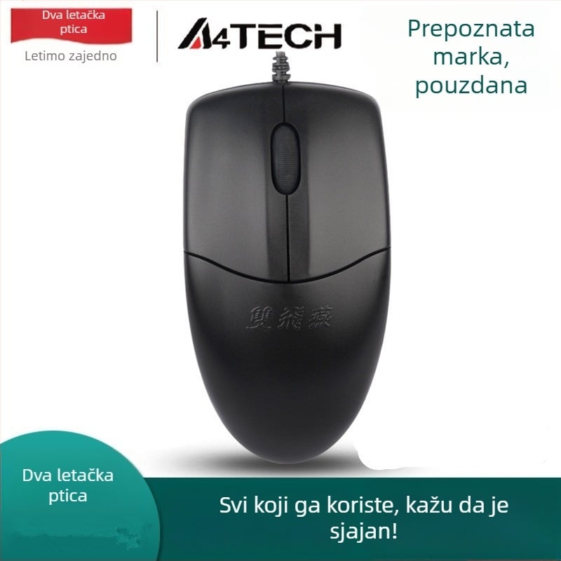 OP-520 optička miša, USB, 1000 DPI, 3 tipke