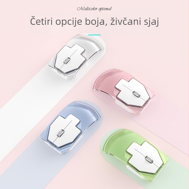 Bežična miška s dvostrukim režimom 2.4G/Bluetooth, 3 tipke, Bluetooth sučelje