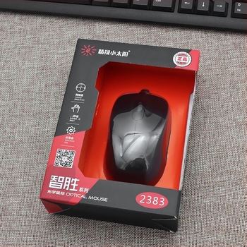 Sunrose Little Sun USB žičana optička miša za desktop i notebook, 1000dpi, 3 tipke, ergonomski, podesiva rezolucija (5 razina), kabel 1,5 m