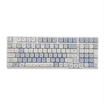 Personalizirani PBT set keycapova za mehaničku tipkovnicu, sublimacija, MOA visina, kompatibilan s 6.25U rasporedom i većinom tipkovnica