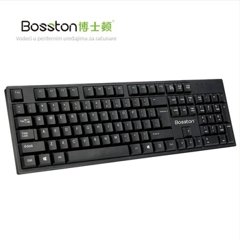 Žična tipkovnica BOSSTON/Boston K830 za stolno računalo – vodootporna, lansirana 2020.