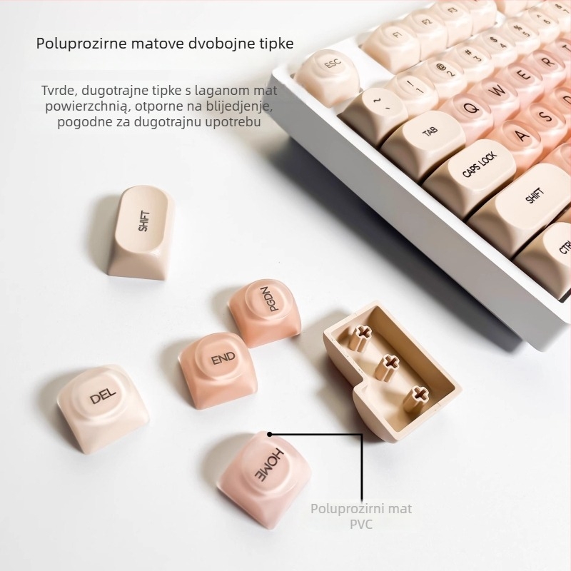 Keycaps za tipkovnicu s tekućim temeljem (mali komplet) – personalizirani, model: Liquid foundation keycaps (small complete set), materijal: 20225553378, težina: 200 g