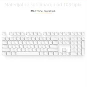 Moa Visoki Poklop Tipki – Sublimacijski Prazan Materijal, Ubrizgavanje, PBT, Skup 132 Tipki, Univerzalna Krížna Otvori