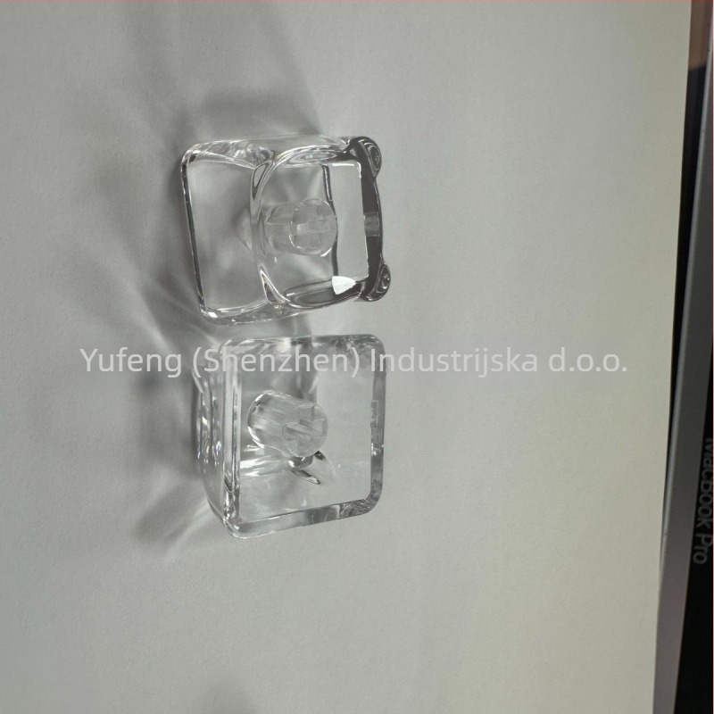 Personalizirani poklopac tipke za tipkovnicu s dizajnom Panda Head, prozirni PC materijal, kompatibilan s MOA magnetskim prekidačem, univerzalne mehaničke tipkovnice