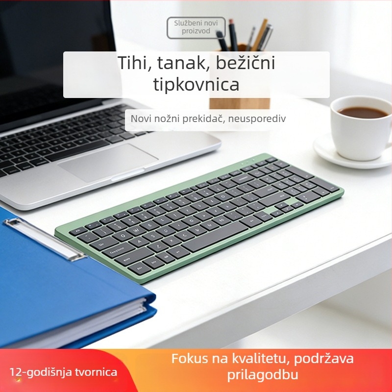 Bluetooth tipkovnica, 111 tipki, model B085, bežična