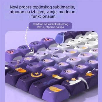 Moa keycap - Dream Castle boxed, PBT sublimacija, personalizirani keycap za univerzalne mehaničke tipkovnice