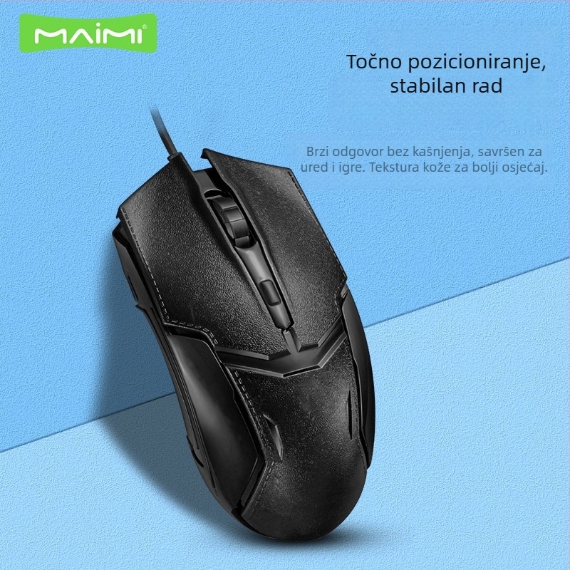 MYE S3 žični USB set tipkovnice i miša za gaming i ured, kompatibilan s laptopom, USB sučelje