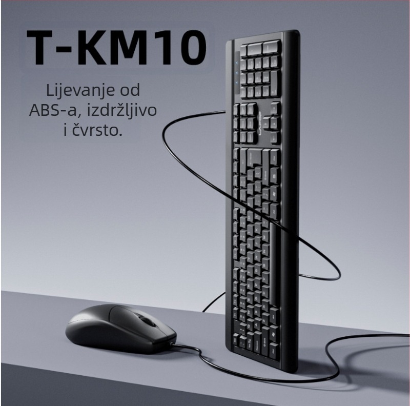 Rio tinto Žični set tipkovnice i miša — USB tipkovnica, USB miš, optički senzor