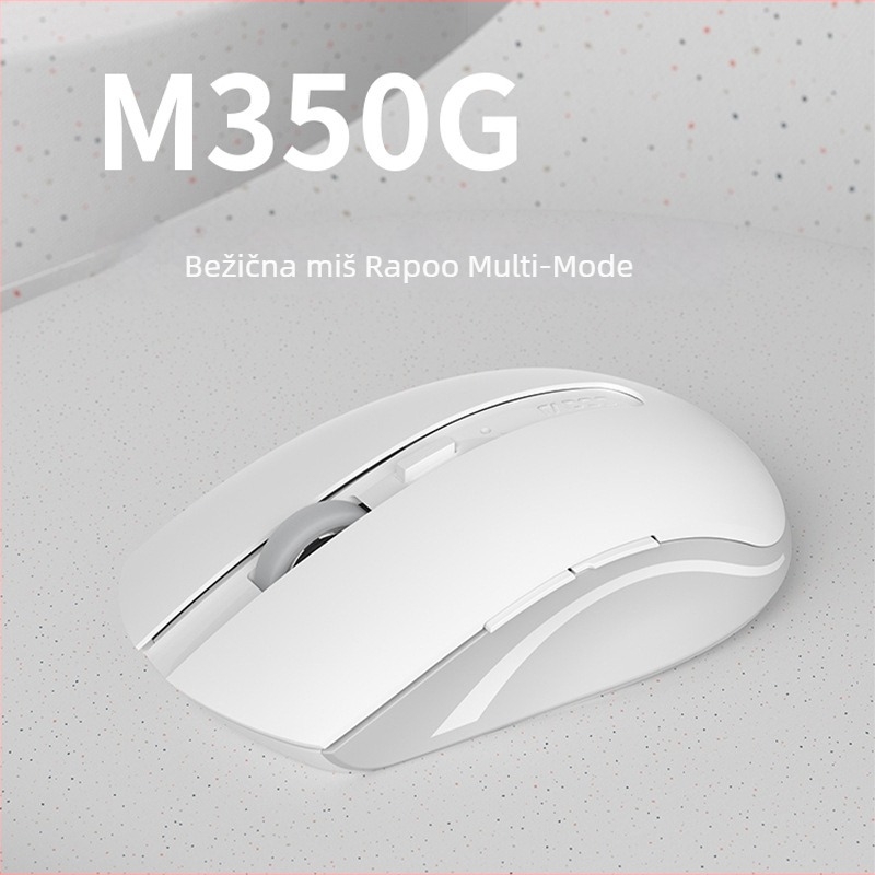 RAPOO M350G bežični miš – dvostruki način 2.4G + Bluetooth, tih optički senzor