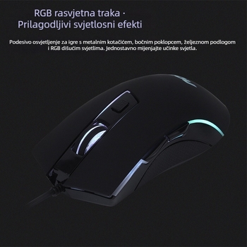 AOC GM120 žičani gaming miš USB, 1600 DPI, 1,5 m kabel