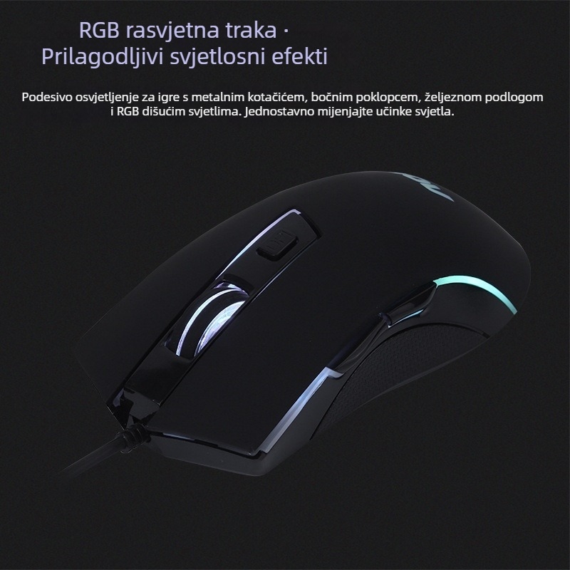 AOC GM120 žičani gaming miš USB, 1600 DPI, 1,5 m kabel