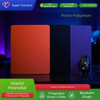 Podloga za stolnu ploču i gaming miš – Tip 99 FPS precizna kontrola, anti-slip površina, materijal guma+tkanina, toplinski prijenos, prilagodljiva