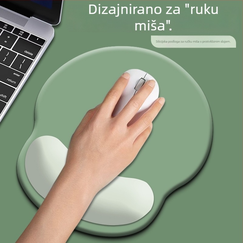 Silikonska podrška zgloba za miš za računalo – stolna podloga, ergonomska podrška ruci, stil nacionalnog trenda