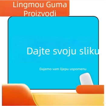 Podloga za miš za stol, gumom i tkaninom, jednostrana protuklizna, toplom prijenosom ispisa, prilagođeni logo
