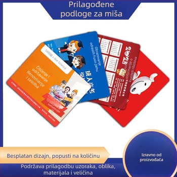 Prilagođena podloga za miš, ekstra velika, otporna na mrlje, protuklizna gumena površina, ispis logotipa
