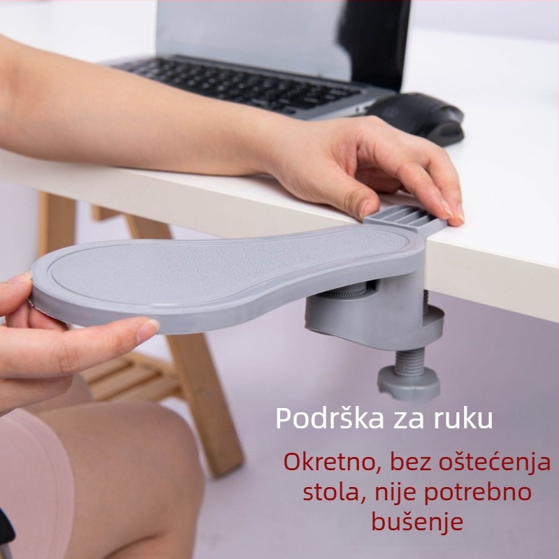 Rotirajuća potpora za ruku uz podlogu za zglob i miša za stolno računalo