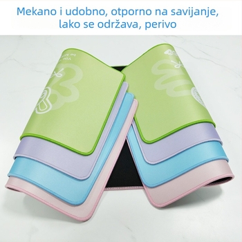 Podložak za miš od prirodnog kaučuka s površinom visoke gustoće tkiva, stolna podloga, podloga za tipkovnicu