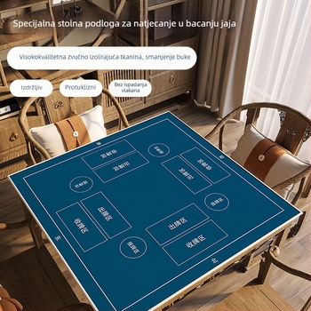 Egg-Breaking Table Mat, Tkanina, Toplinski prijenos, Prilagodba po uzorku ili nacrtima, Ispis logotipa dostupan