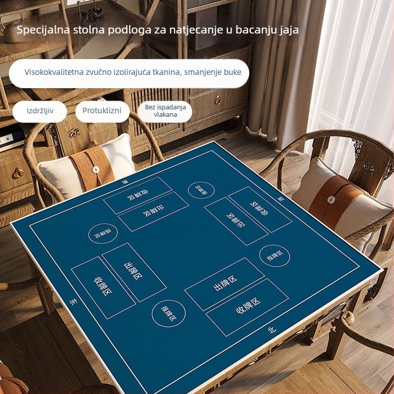 Egg-Breaking Table Mat, Tkanina, Toplinski prijenos, Prilagodba po uzorku ili nacrtima, Ispis logotipa dostupan